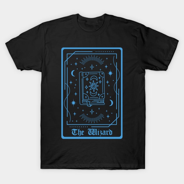 D&D Wizard Class Tarot Card T-Shirt by Sunburst